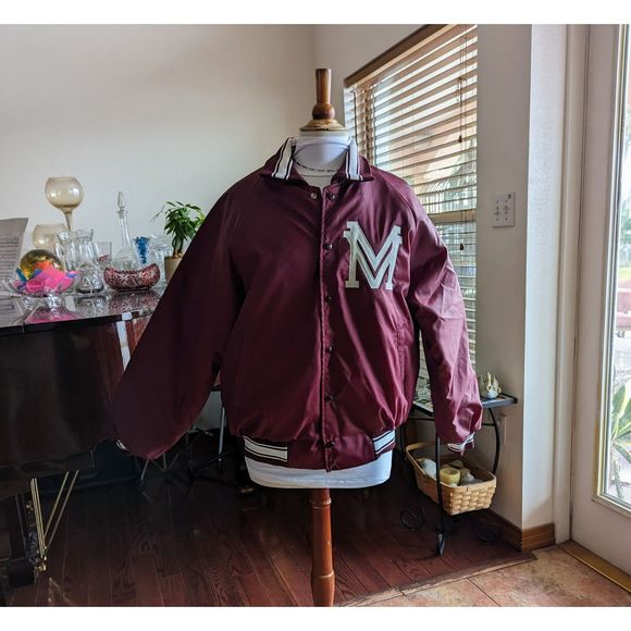 Vintage Hartwell Jackets with letter M on front Jacket   Unisex  SZ L - Picture 4 of 12